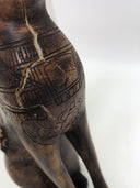 EXCEPTIONAL "BASTET" THE EGYPTIAN CAT GODDESS OF PROTECTION W/SCARAB & WINGS