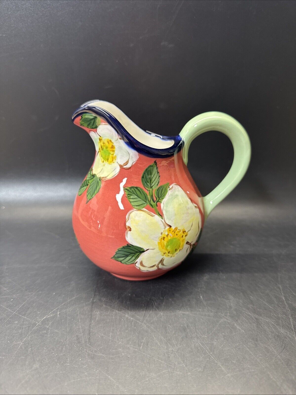 Vintage Flowers CREAMER Amethyst Hill Design