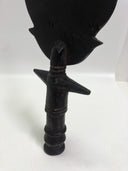 Vintage African Hand Carved Woman Statue.  Possibly Ghanaian.