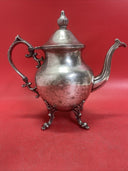 Vintage Birmingham Silver Company BSC Tea/Coffee Pot Silver on Copper