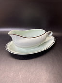Vintage Universal Gravy Boat And Under-plate/ Unmarked