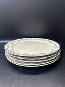 Vintage Taylor Smith & Taylor China with Platinum Trim 9.25" Dinner Plates/Lot 5