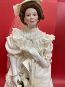 Classic Brides Of The Century Flora 1900s Doll Roman,Inc. no Box, Porcelain.