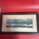 R. Atkinson Fox, Sail Boats Ocean Waves  Framed Print 1908