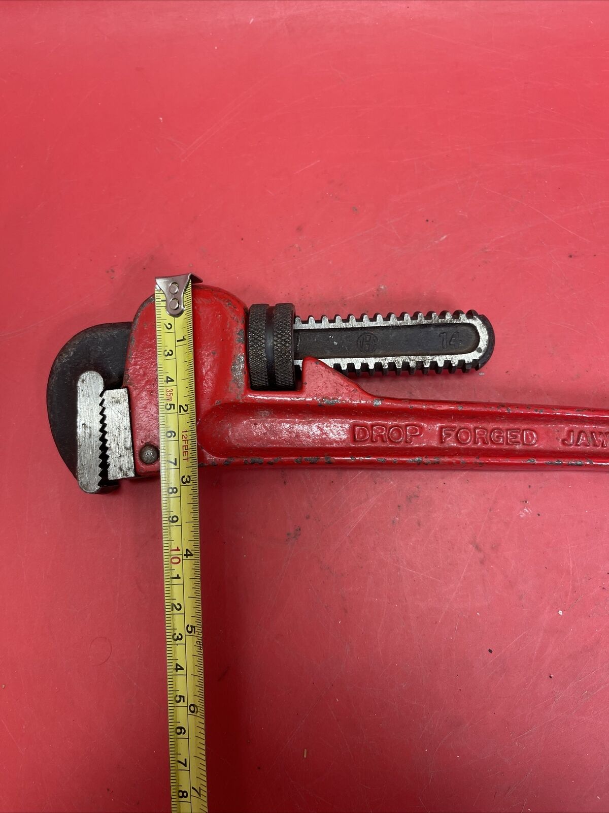 2 Pipe wrench 14"-10", adjustable, heavy duty, HD, used