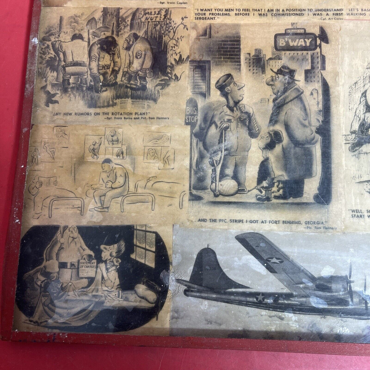 Vintage Comics cut from newspapers from the 1970s