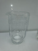 Vintage Whiskey 6 GLASSES & GLASS CARAFE 