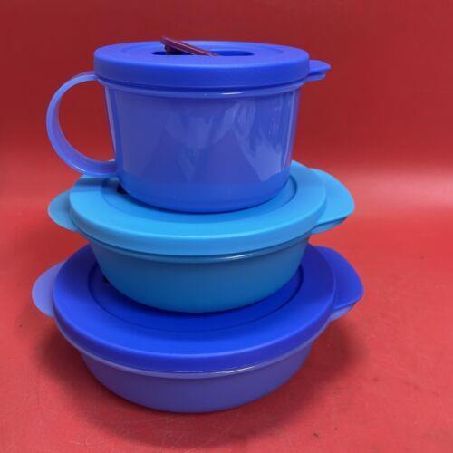 Tupperware Pretty in Plaid Big Wonders New Lunchbox 3 Containers