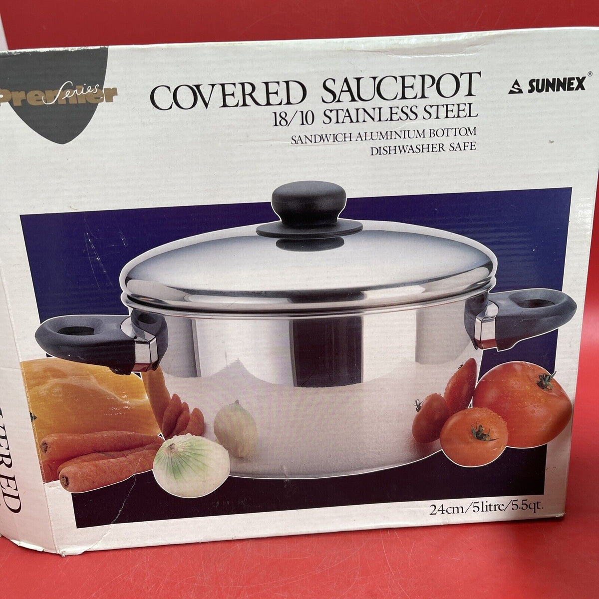 Pot Sinnex 18/10stainless steel 5 quart dutch oven NIB