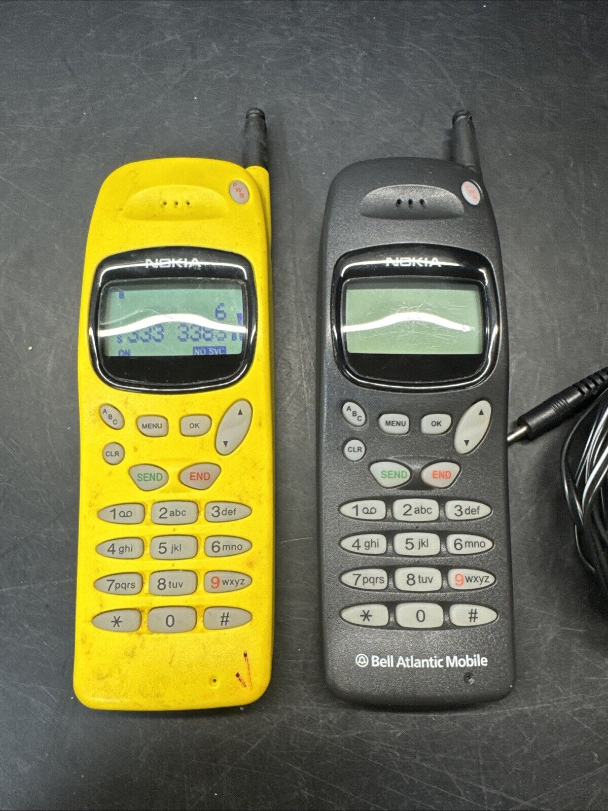 Vintage Nokia Cell Phone Model 918 With Charger/ Lot Of 2, For Parts!