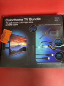 ColorHome TV Wall Mount Bundle - LED Light Strip & HDMI Cable & TV Wall Mount