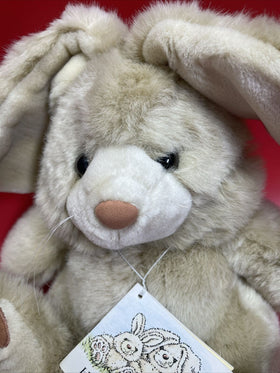 Vintage Dayton Hudson Hop Bunny Rabbit Plush 10 inch with Original Book 1985