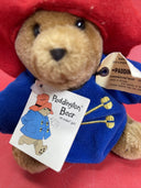 Vintage 6” Paddington Plush Bear Eden Toys 1975 Made In USA An Eden Gift W/tag