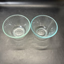 Pyrex Clear Glass Mixing Bowls - 7401(2), 7402, 7403(2)/ Set 5