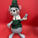Vintage 1991 Annalee Mobilitee Dolls Pair Of Thanksgiving Pilgrim Mouse 16” &14”