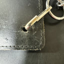 Black Leather Chain Wallet Long Style Billetera