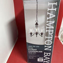 Hampton Bay Pavlen 3-Light 18 in. Rustic Bronze Hanging Candlestick Chandelier