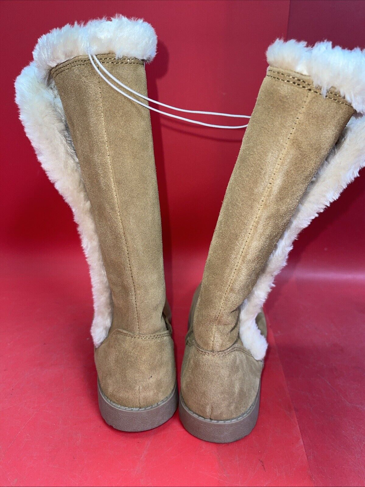 Universal Thread Genuine Suede Winter Boots Women’s Size 10 Daniela Faux Fur