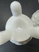 Vintage Kemple Milk Glass Candle Stick Holders 3in