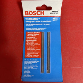 BOSCH PA1202 Pair of Woodrazor Tungsten Carbide Planer Blades Set 2