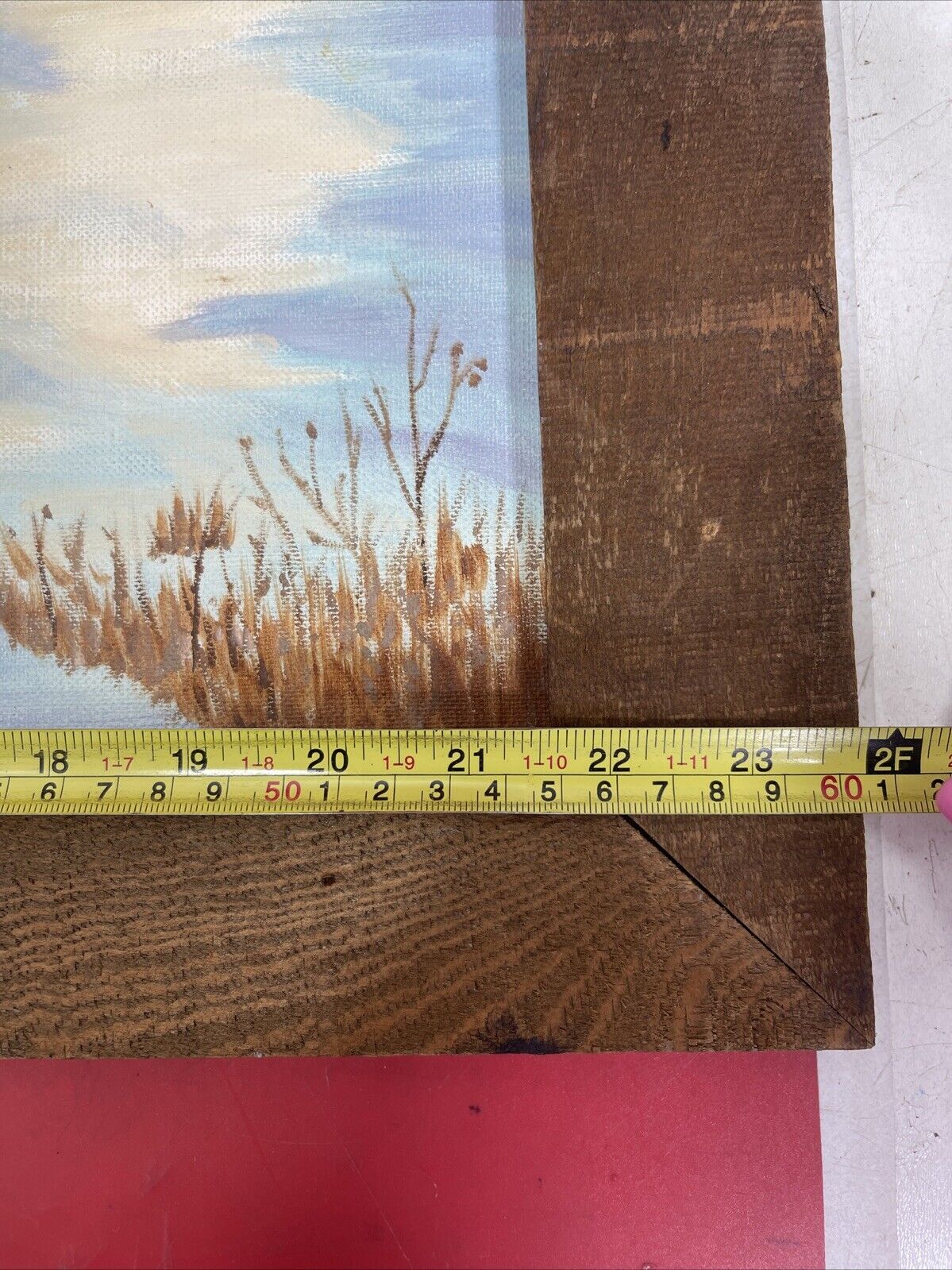 Vintage  Oil On Canvas Signed By Jayne Cowles