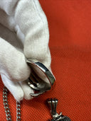 Stainless Steel Red Glass Claw Pendant, Necklace, Ring/ Set Of 3