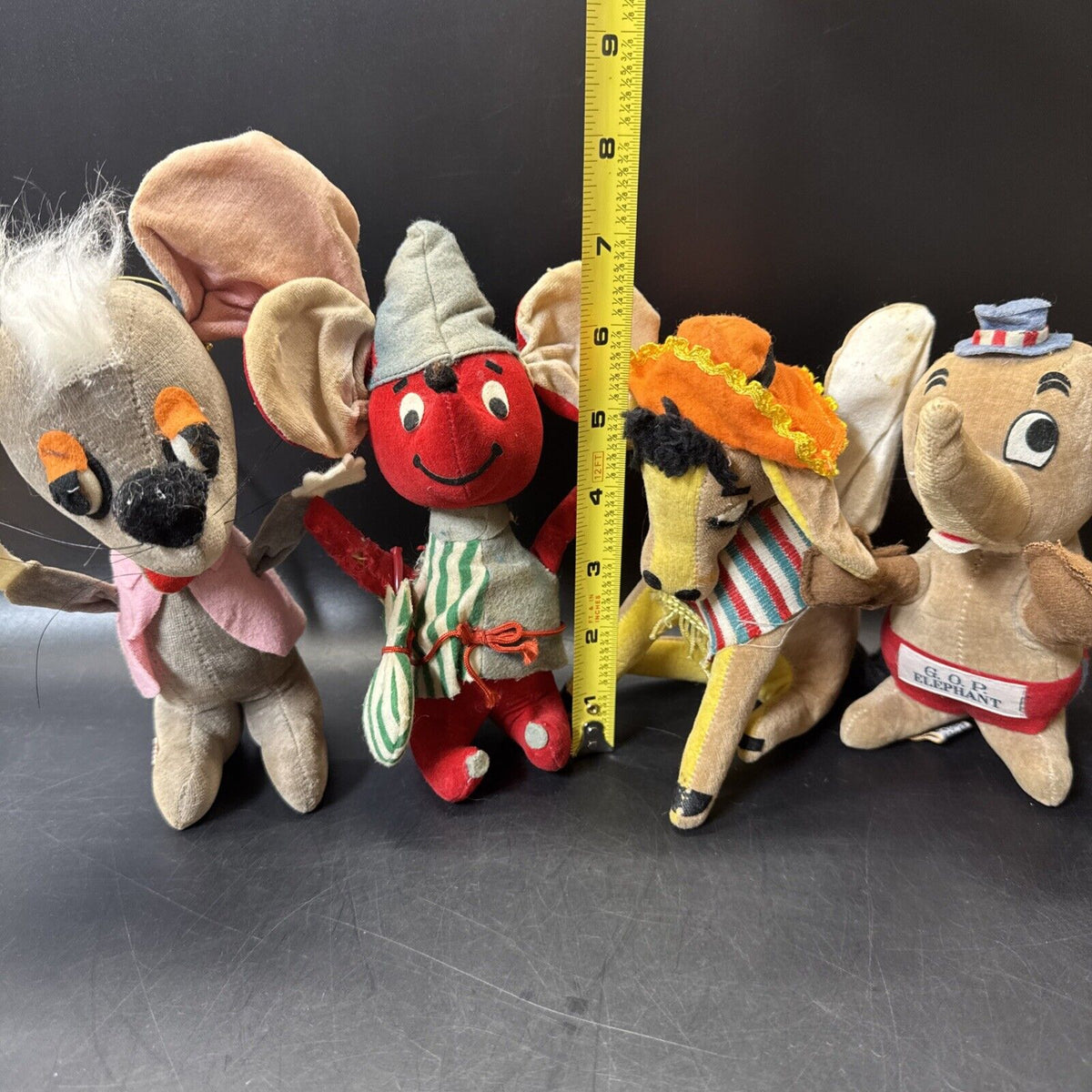 Vintage Dream Pet Cloth Toys/ Lot Of 4