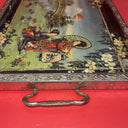 Vintage Asian Motif  Serving Tray