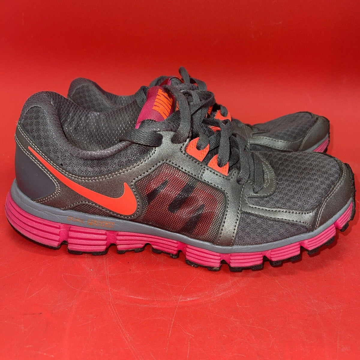 Nike Womens Size 7 Dual Fusion ST 2 454240-066 Gray Running Shoes Sneakers