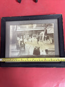 Antique family photographs.black and white.