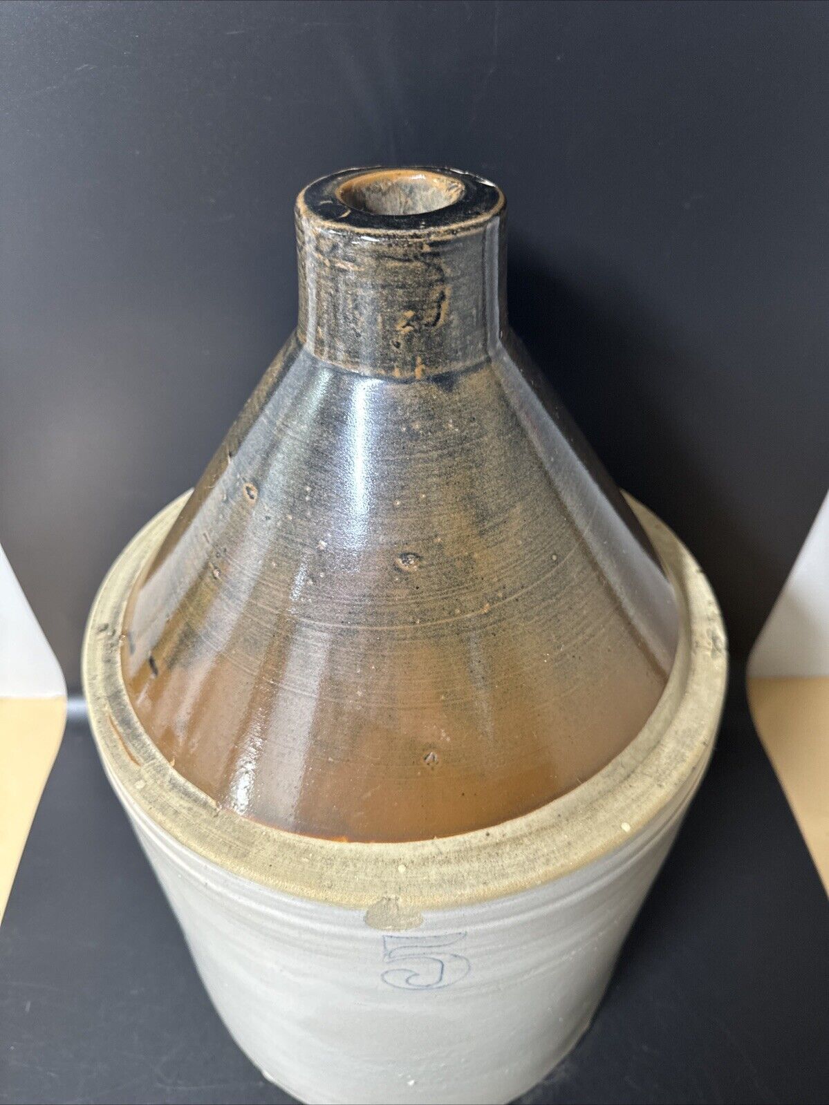 Vintage 5 Gallon Stoneware Crock Jug