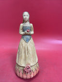 Vintage Art Shipman 1999 Hand cast and Painted Saint Statue 10 In Tall