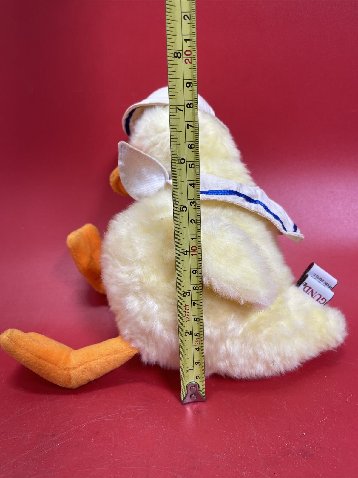 Gund Quackerjack Yellow Duck Plush  9Inch 1044 Stuffed Animal Toy