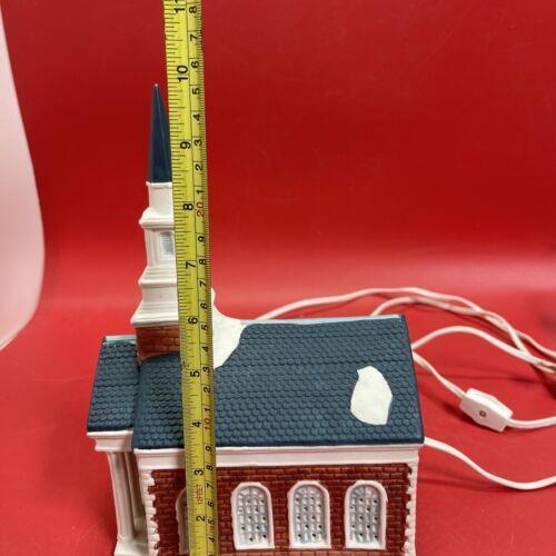 Dickens Keepsake Porcelain Lighted House (Church of Christmas Village) 1994