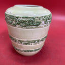 Vintage  Porcelain Green Vase 5”