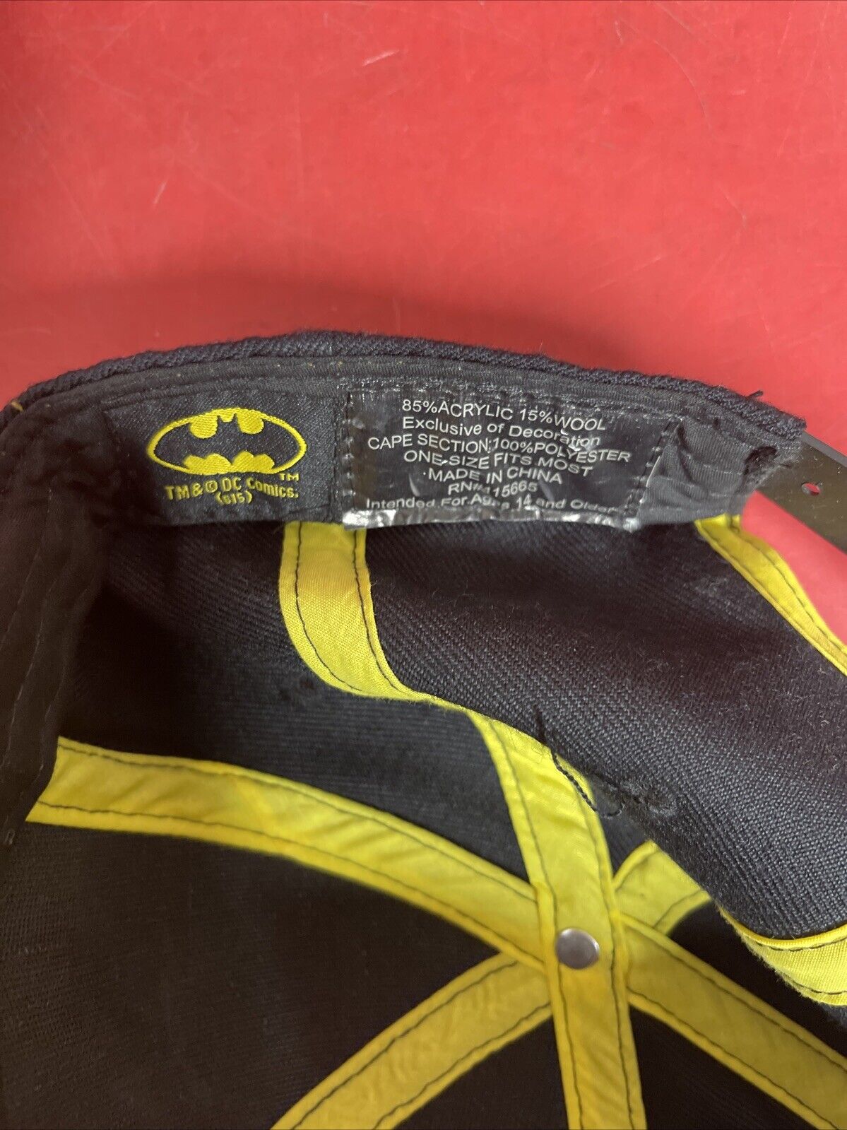 Batman Baseball Caps Lot of 3 Adjustable Strap # 2