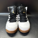 Nike Air Jordan Flight Club 91 GG Size 6Y White Black Gum 555333-121