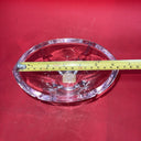 Lenox Leaded Crystal Bud Vase, 7” & Pink Candy Bowl,6 3/4”