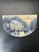 Thomas Kinkade Holiday Winter Collectible Trays/ Lot Of 3