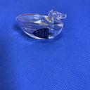 Vintage glassware duck and crystal Watford, England salt shaker