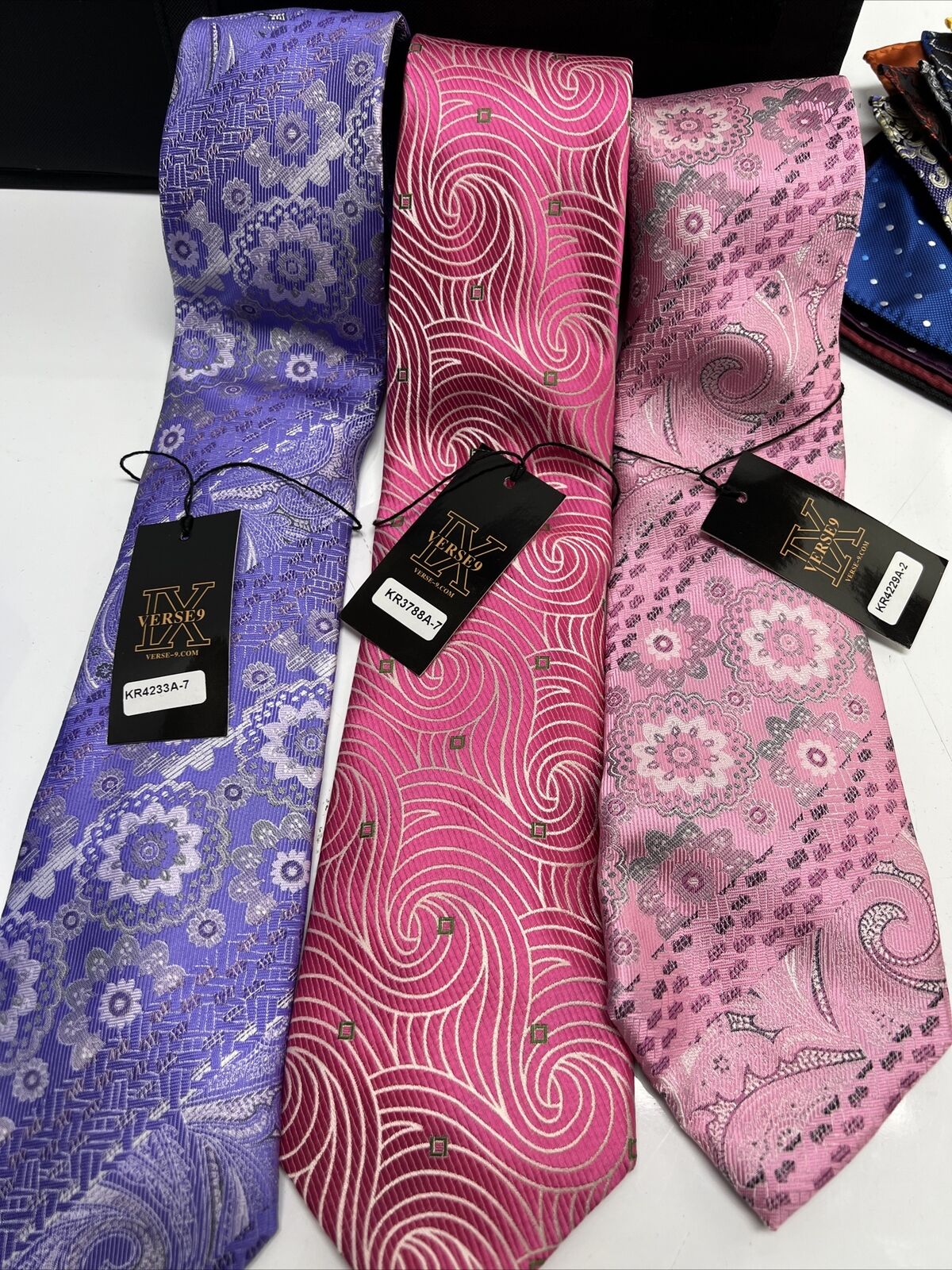 Mens Silk Ties Paisley Striped Checks Men Tie 23 Pieces New And Very Good*