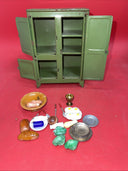 1930’s Tin Lithograph Play House Kitchen The Hoge Mfg Co. Henry Katz 1 Piece