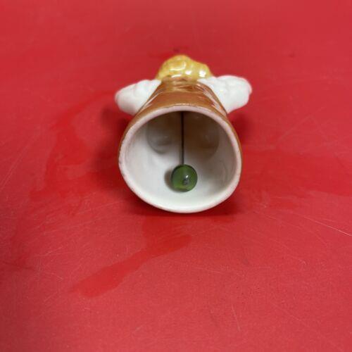 Vintage ceramic angel bell set 3