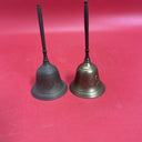Vintage Brass Long Stem Bell Set 2