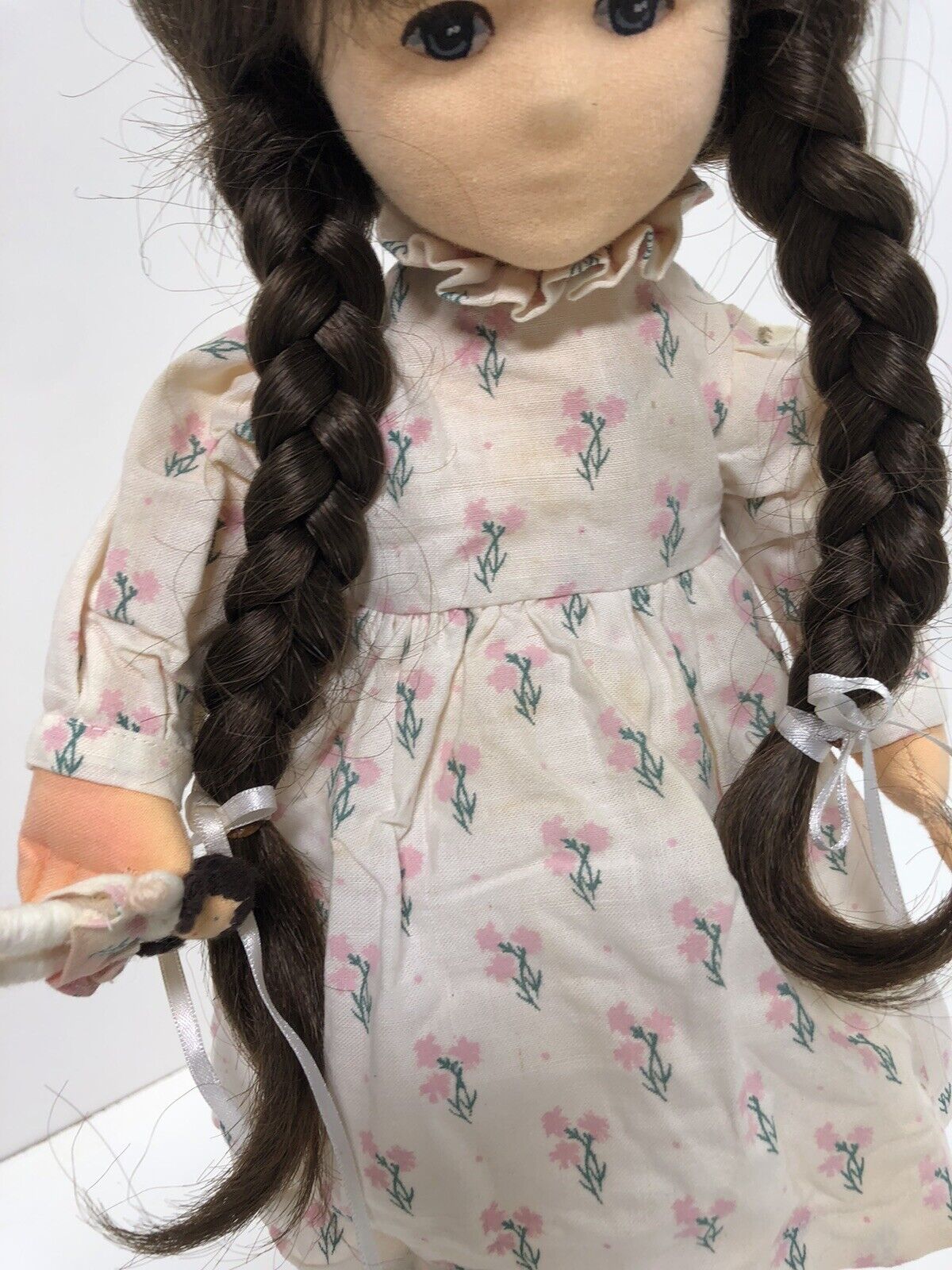 Gillian Heal Vtg MARY signed Cloth 16" Doll 1985 LE Sample Halfpenny England