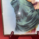Madonna Of The Streets With Child Plaque  10”x8”in a frame