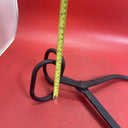 Vintage PrimitiveIce Tongs Cast Iron Ice Block Carriers Large Black Rustic 15”