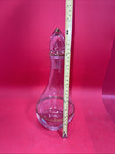Glass Decanter 24K Gold Accent Bands Whiskey Wine Imperial Crystal Collection 