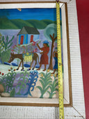Original Oil Painting  Haitian by Artist M. Marcelin