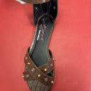 Steve Madden Sharon  Brown Studded Strappy Sandals Size 7.5